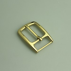 Shinny Gold Fashion Pin Fibbia, Accessori in metallo per cintura